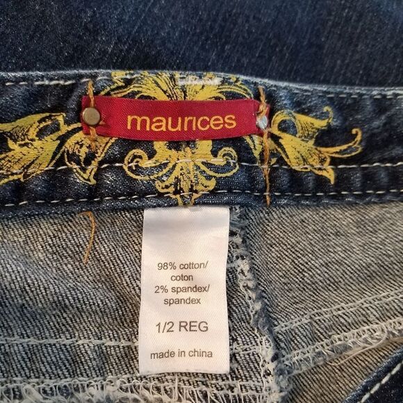 EUC Maurices Cuffed Capri Jeans - Picture 2 of 8